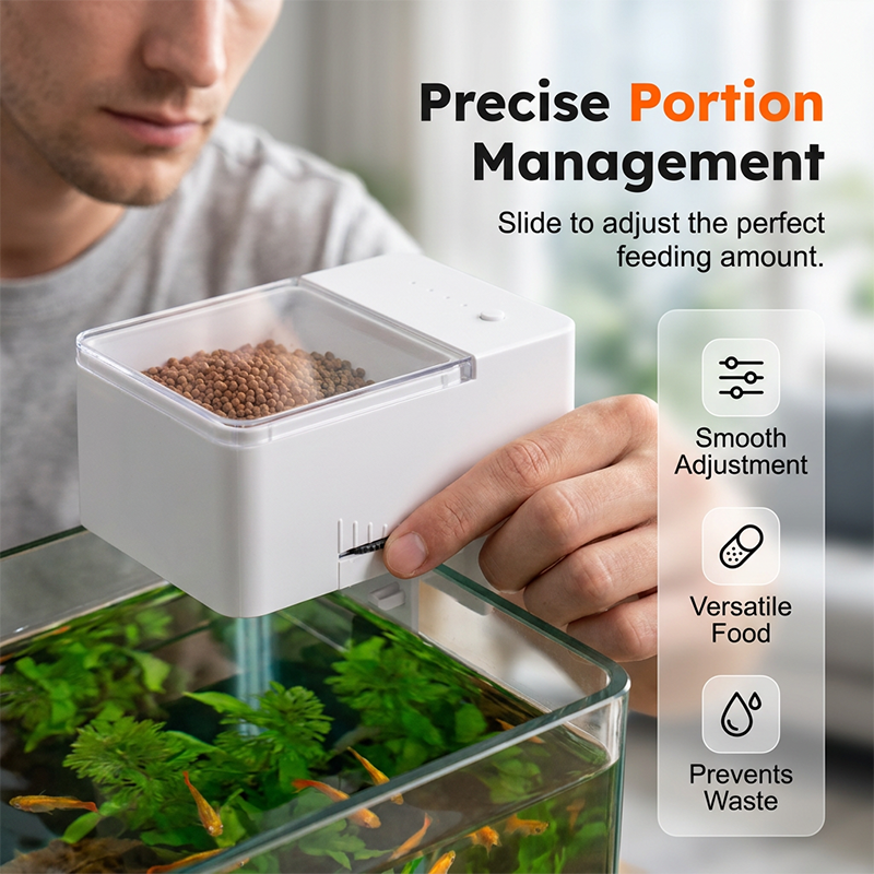 🐠⏰ ¡OFERTA RELÁMPAGO 50% OFF! Comedero Automático Inteligente para Peces – Alimentación Precisa y Sin Preocupaciones