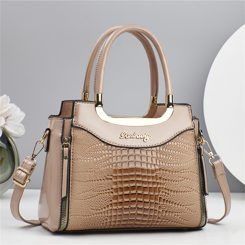 💼✨ ¡50% OFF! Bolso de Mano con Relieve de Cocodrilo – Elegancia Moderna y Versátil