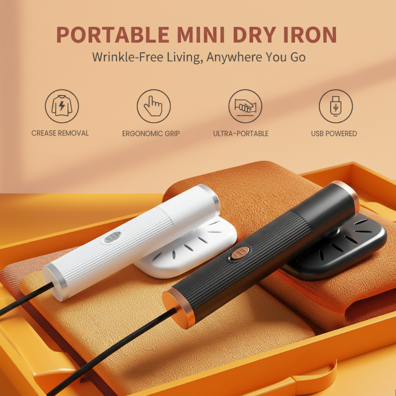 👔✨ ¡50% OFF! Plancha Portátil Mini USB – Ropa Impecable en Segundos