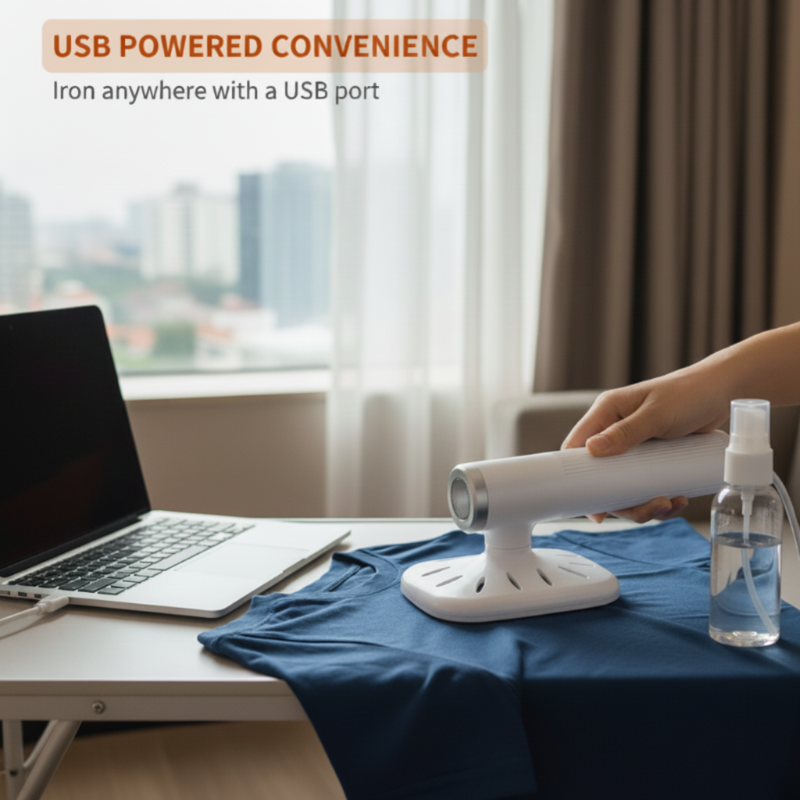 👔✨ ¡50% OFF! Plancha Portátil Mini USB – Ropa Impecable en Segundos
