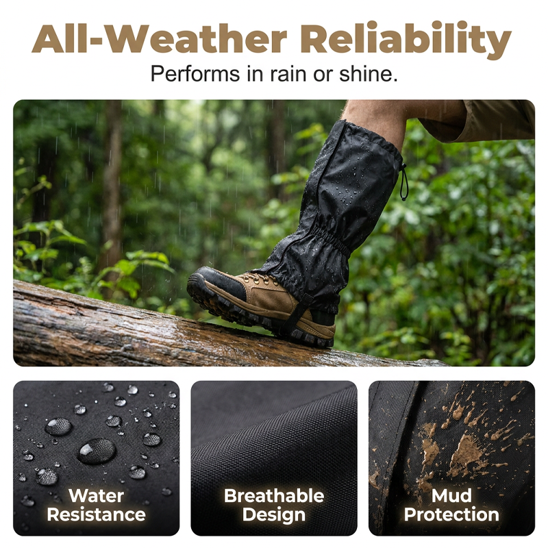 🏔️🔥 ¡50% OFF! Polainas Impermeables para Senderismo – Protección Total en Cualquier Terreno