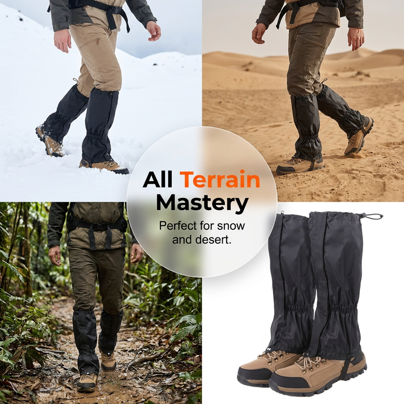 🏔️🔥 ¡50% OFF! Polainas Impermeables para Senderismo – Protección Total en Cualquier Terreno