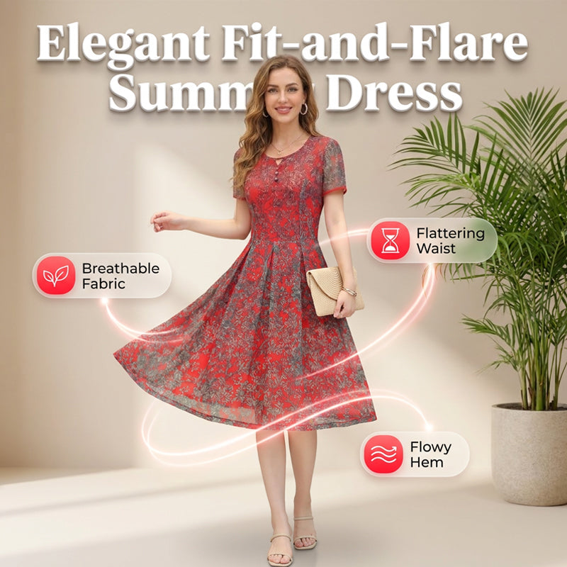 🌸👗 ¡OFERTA 50% OFF! Vestido de Verano Ajustado con Volantes – Elegancia y Frescura