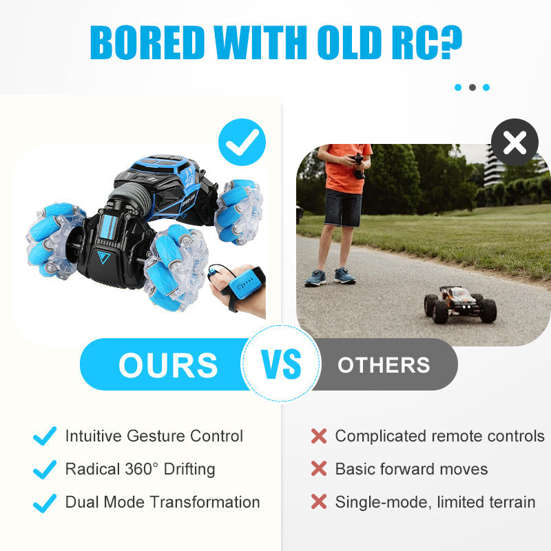 🚗💨 ¡50% OFF! Coche RC Acrobático con Control por Gestos – Diversión sin Límites