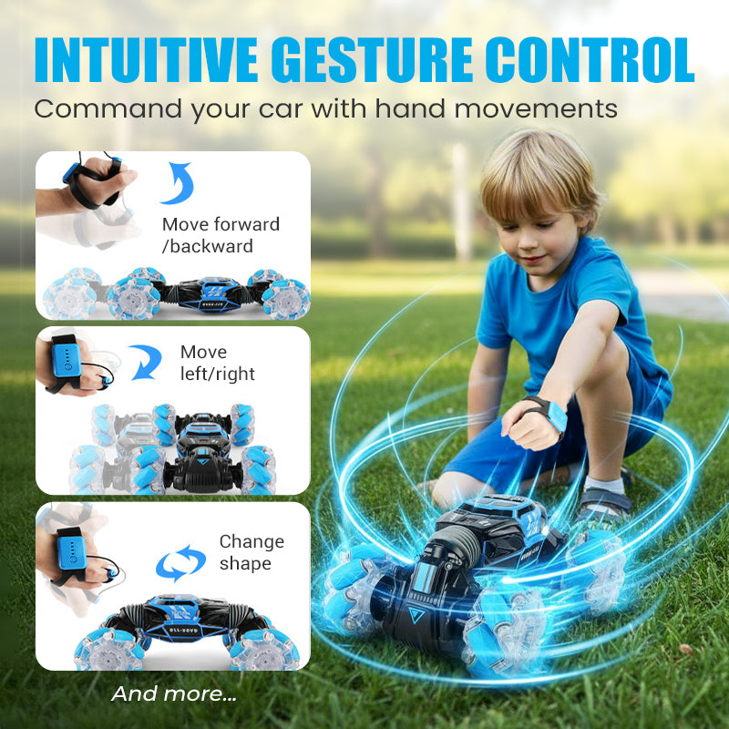 🚗💨 ¡50% OFF! Coche RC Acrobático con Control por Gestos – Diversión sin Límites