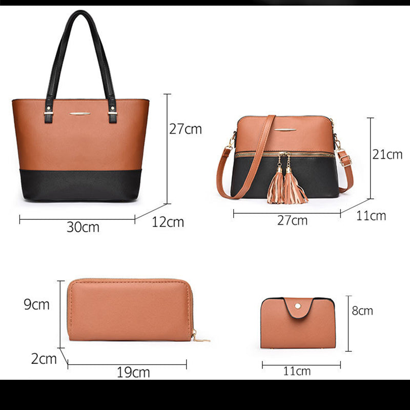 👜✨ ¡OFERTA 50% OFF! Set de Bolsos 4 en 1 – Elegancia y Versatilidad