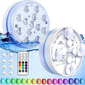 🌊✨ ¡50% OFF! Luces LED Sumergibles para Piscina – Fiesta de 16 Colores con Control Remoto
