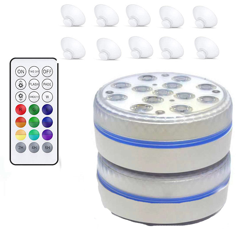 🌊✨ ¡50% OFF! Luces LED Sumergibles para Piscina – Fiesta de 16 Colores con Control Remoto