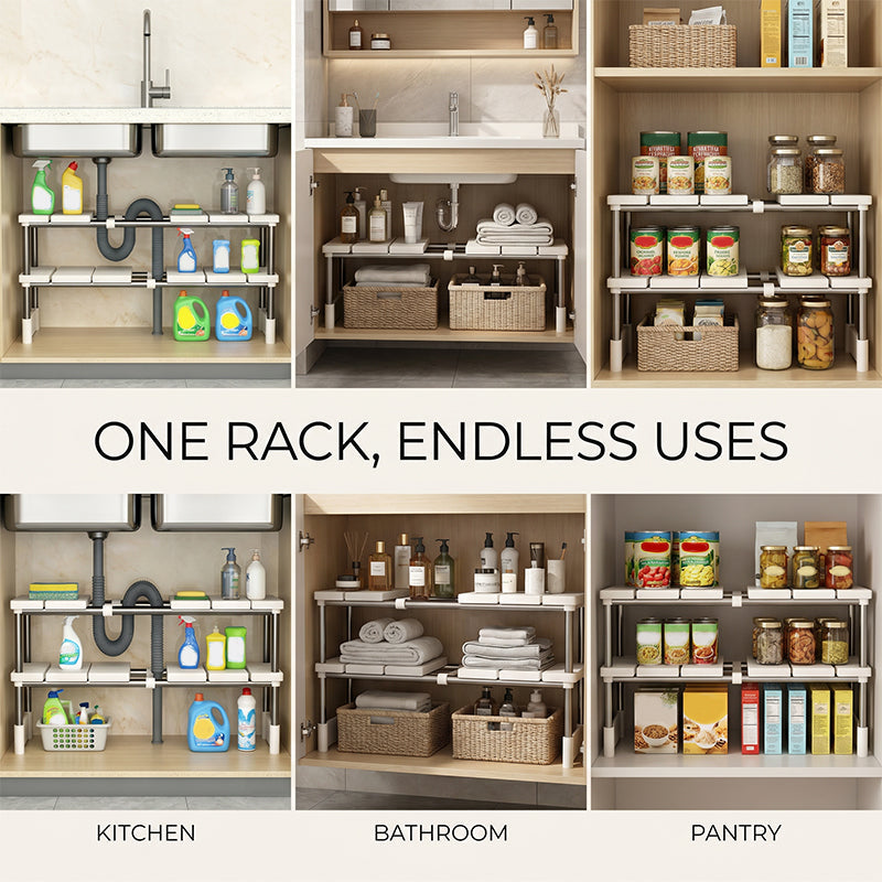 🧼🏠 ¡OFERTA 50% OFF! Estante Organizador para Fregadero – Cocina Más Ordenada