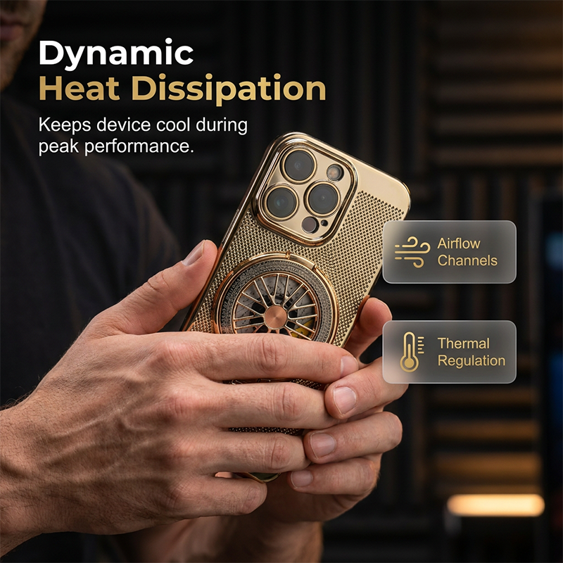 📱🔥 ¡50% OFF! Funda Refrigerante con Giroscopio – Protección, Enfriamiento y Soporte Anti-Estrés