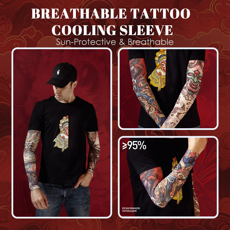 🔥💪 ¡50% OFF! Manga Refrescante para Tatuajes con Protección Solar UPF50+