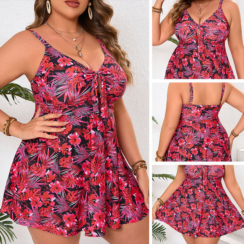 🌴👙 ¡OFERTA 50% OFF! Bañador Floral 2 Piezas – Estilo Playa y Confianza Total