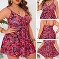 🌴👙 ¡OFERTA 50% OFF! Bañador Floral 2 Piezas – Estilo Playa y Confianza Total