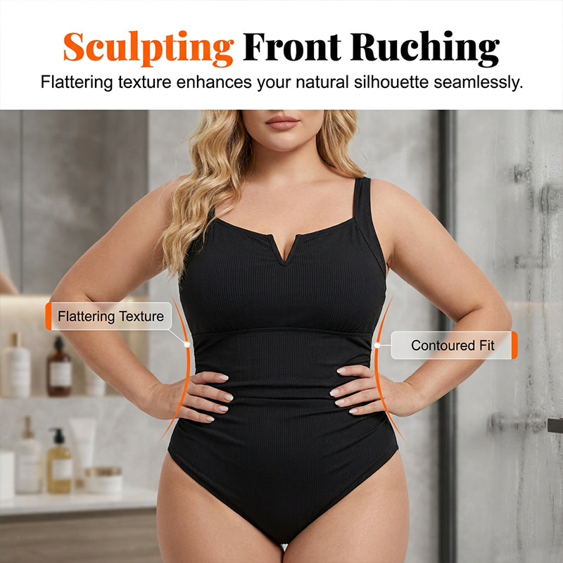 👙☀️ ¡OFERTA RELÁMPAGO 50% OFF! Traje de Baño de Una Pieza – Control de Abdomen y Estilo Sofisticado