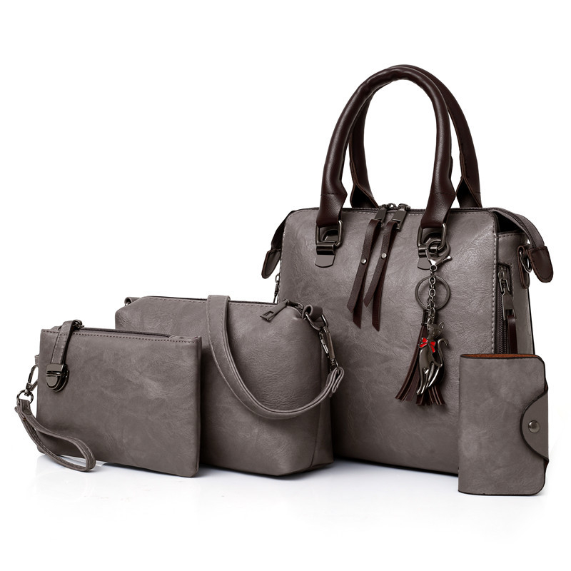 👜✨ ¡OFERTA RELÁMPAGO 50% OFF! Juego de 4 Bolsos de Mujer – Elegancia y Versatilidad Todo el Día