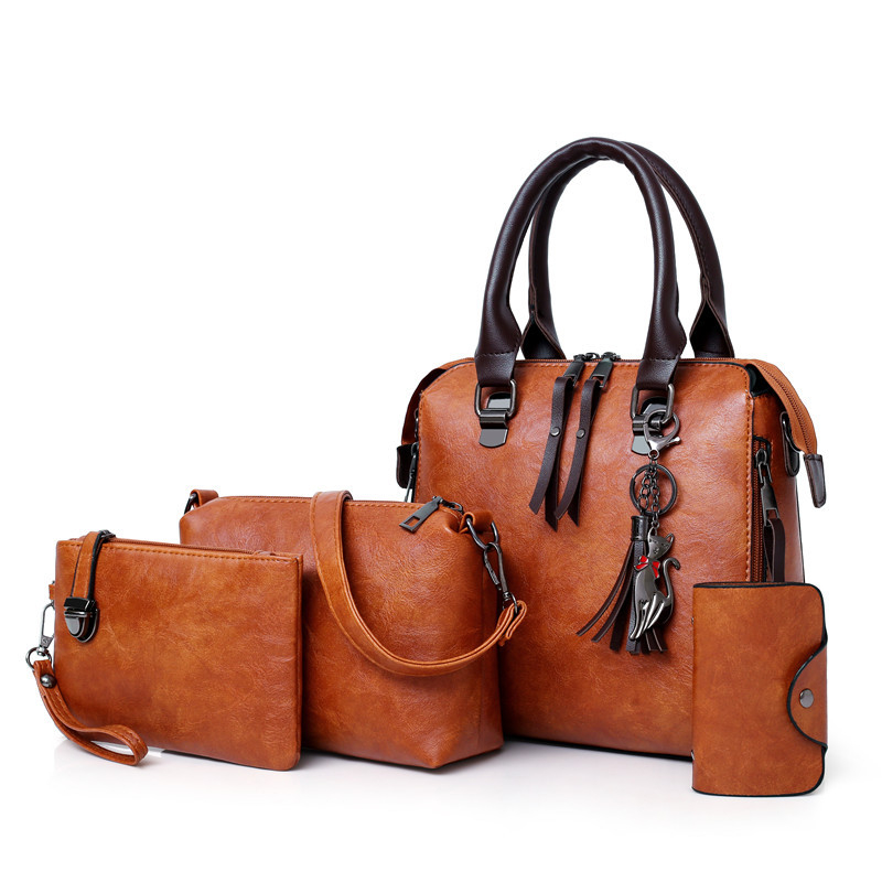👜✨ ¡OFERTA RELÁMPAGO 50% OFF! Juego de 4 Bolsos de Mujer – Elegancia y Versatilidad Todo el Día