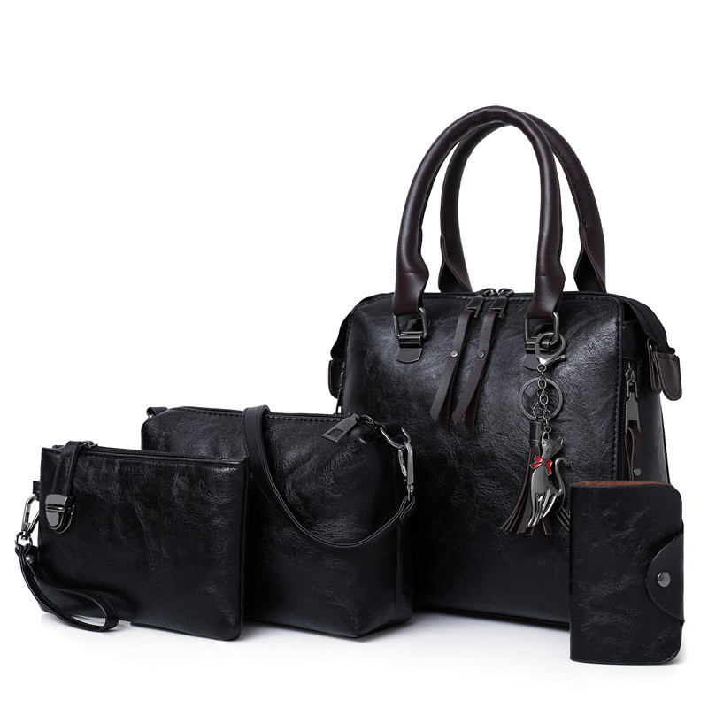 👜✨ ¡OFERTA RELÁMPAGO 50% OFF! Juego de 4 Bolsos de Mujer – Elegancia y Versatilidad Todo el Día