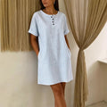 👗🔥 ¡OFERTA 50% OFF! Vestido de Rayas Mujer – Elegancia y Comodidad Diaria