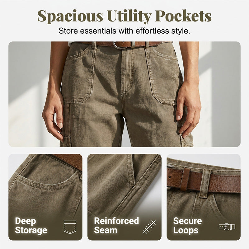 👖💥 ¡OFERTA 50% OFF! Pantalones Capri Cargo “Everyday Comfort” – Estilo y Comodidad Total