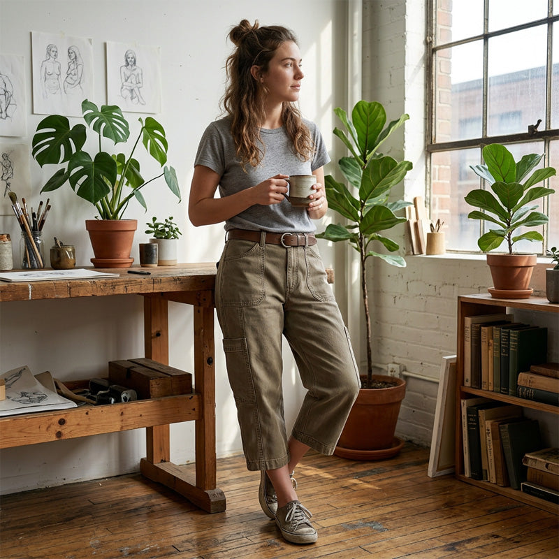 👖💥 ¡OFERTA 50% OFF! Pantalones Capri Cargo “Everyday Comfort” – Estilo y Comodidad Total