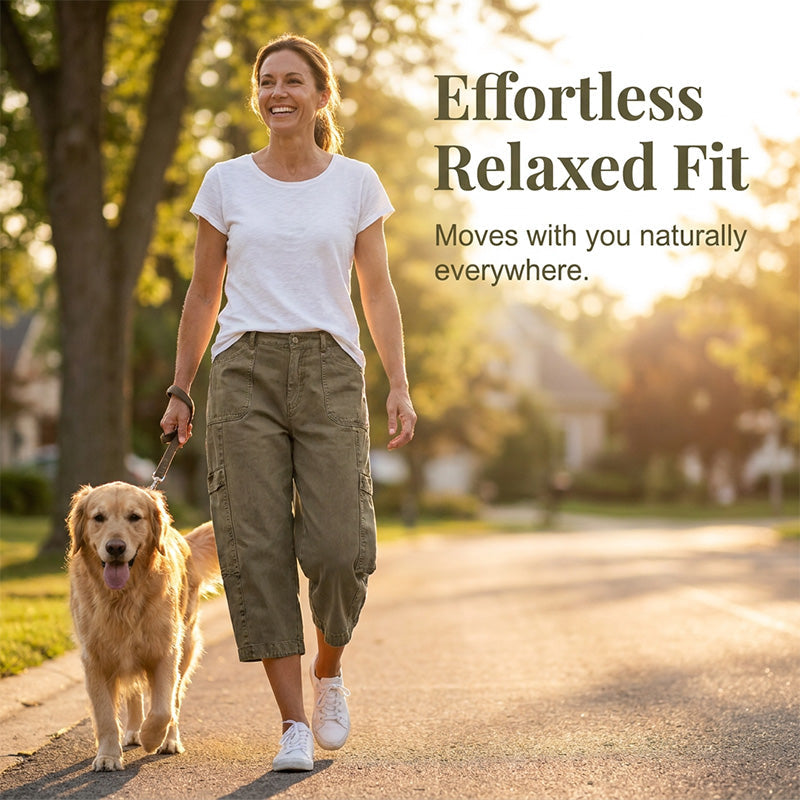 👖💥 ¡OFERTA 50% OFF! Pantalones Capri Cargo “Everyday Comfort” – Estilo y Comodidad Total