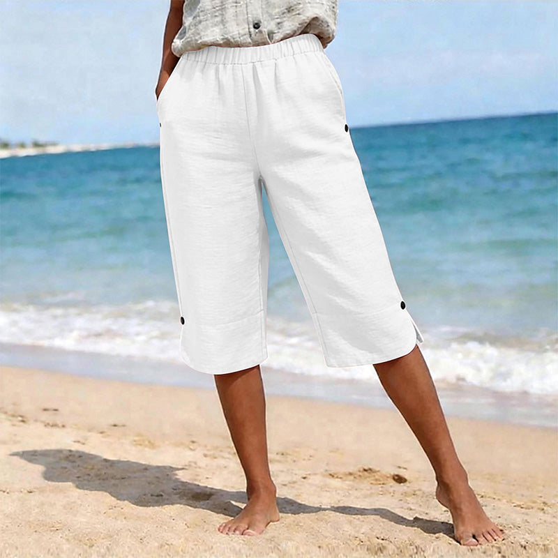🌸☀️ ¡OFERTA 50% OFF! Pantalones Capri de Verano Transpirables para Mujer – Comodidad y Estilo