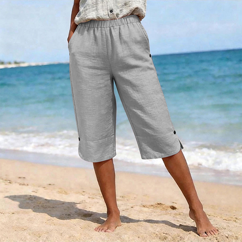 🌸☀️ ¡OFERTA 50% OFF! Pantalones Capri de Verano Transpirables para Mujer – Comodidad y Estilo