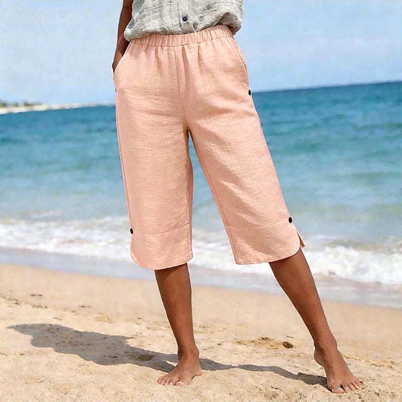🌸☀️ ¡OFERTA 50% OFF! Pantalones Capri de Verano Transpirables para Mujer – Comodidad y Estilo
