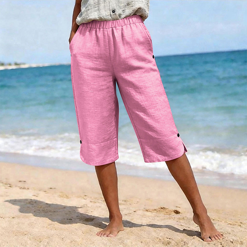 🌸☀️ ¡OFERTA 50% OFF! Pantalones Capri de Verano Transpirables para Mujer – Comodidad y Estilo