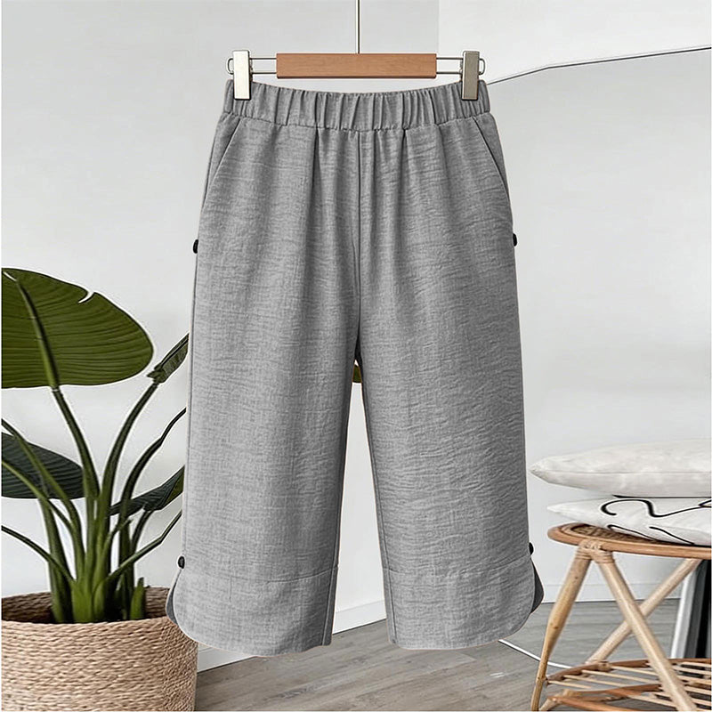 🌸☀️ ¡OFERTA 50% OFF! Pantalones Capri de Verano Transpirables para Mujer – Comodidad y Estilo
