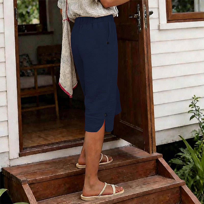 🌸☀️ ¡OFERTA 50% OFF! Pantalones Capri de Verano Transpirables para Mujer – Comodidad y Estilo