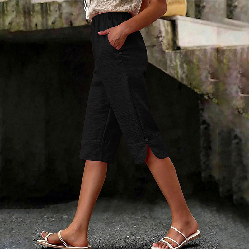 🌸☀️ ¡OFERTA 50% OFF! Pantalones Capri de Verano Transpirables para Mujer – Comodidad y Estilo