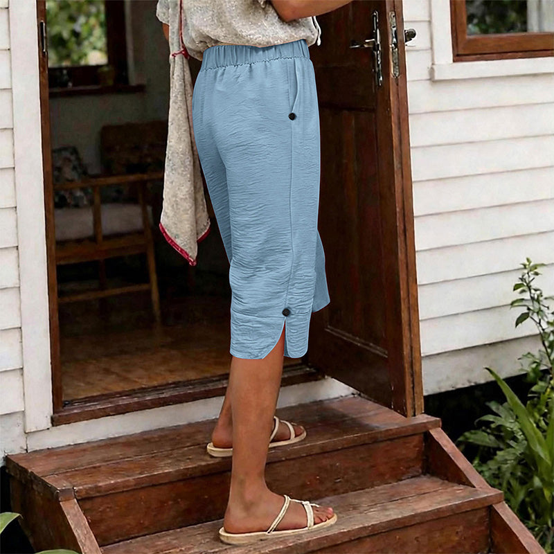 🌸☀️ ¡OFERTA 50% OFF! Pantalones Capri de Verano Transpirables para Mujer – Comodidad y Estilo