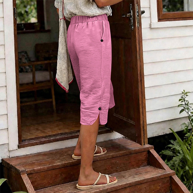 🌸☀️ ¡OFERTA 50% OFF! Pantalones Capri de Verano Transpirables para Mujer – Comodidad y Estilo