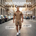 🔥👕 ¡OFERTA 50% OFF! Conjunto Casual Hombre 2 Piezas – Estilo Urbano y Comodidad
