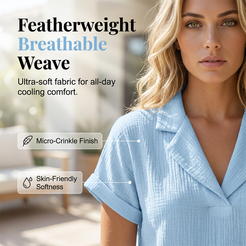 👕✨ ¡OFERTA 50% OFF! Camiseta Cuello V Ultra Ligera – Comodidad y Estilo Verano
