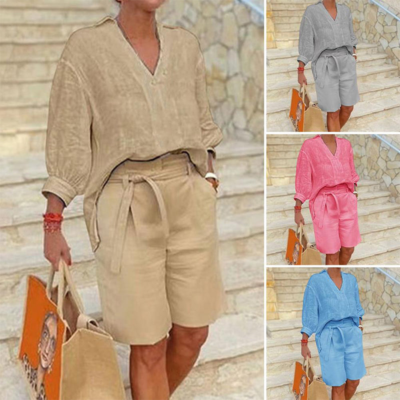 ☀️👗 ¡OFERTA 50% OFF! Conjunto 2 Piezas Mujer – Elegante y Cómodo Verano