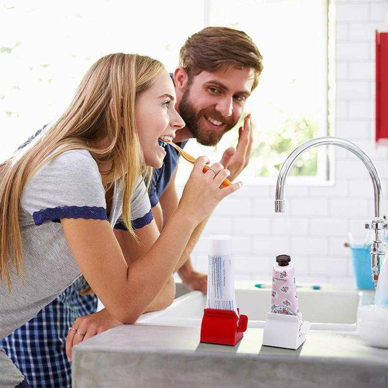 🦷✨ ¡OFERTA 50% OFF! Dispensador de Pasta de Dientes Ajustable – Sin Desperdicio 💥