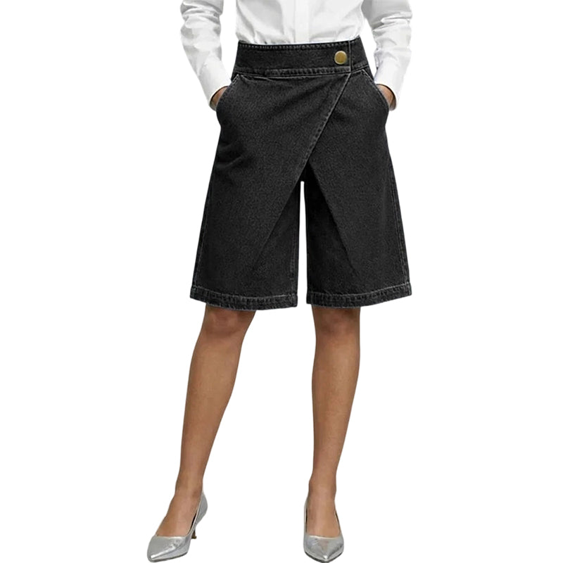 👖✨ ¡OFERTA 50% OFF! Shorts Vaqueros Asimétricos – Estilo Único de Verano