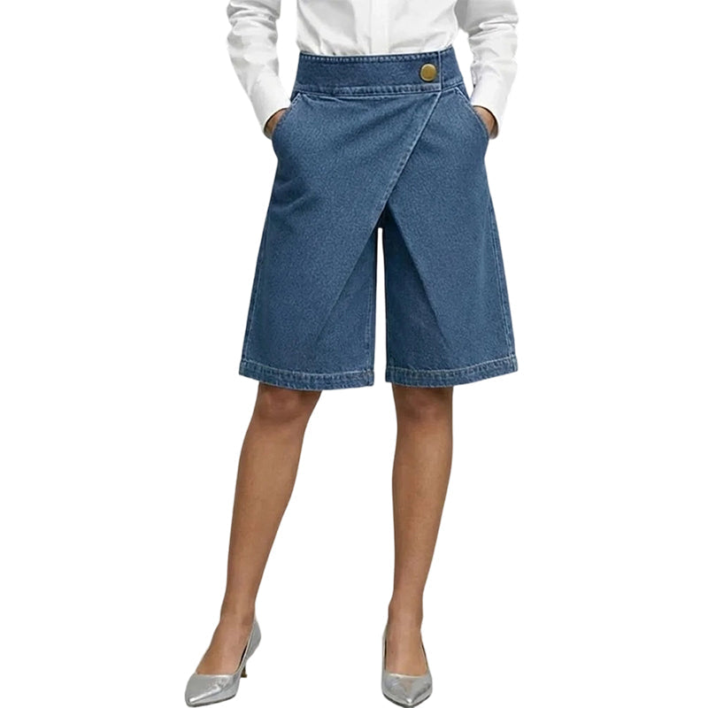 👖✨ ¡OFERTA 50% OFF! Shorts Vaqueros Asimétricos – Estilo Único de Verano
