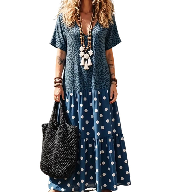 🐆✨ ¡OFERTA 50% OFF! Vestido Maxi Boho Estampado – Estilo Único y Elegante