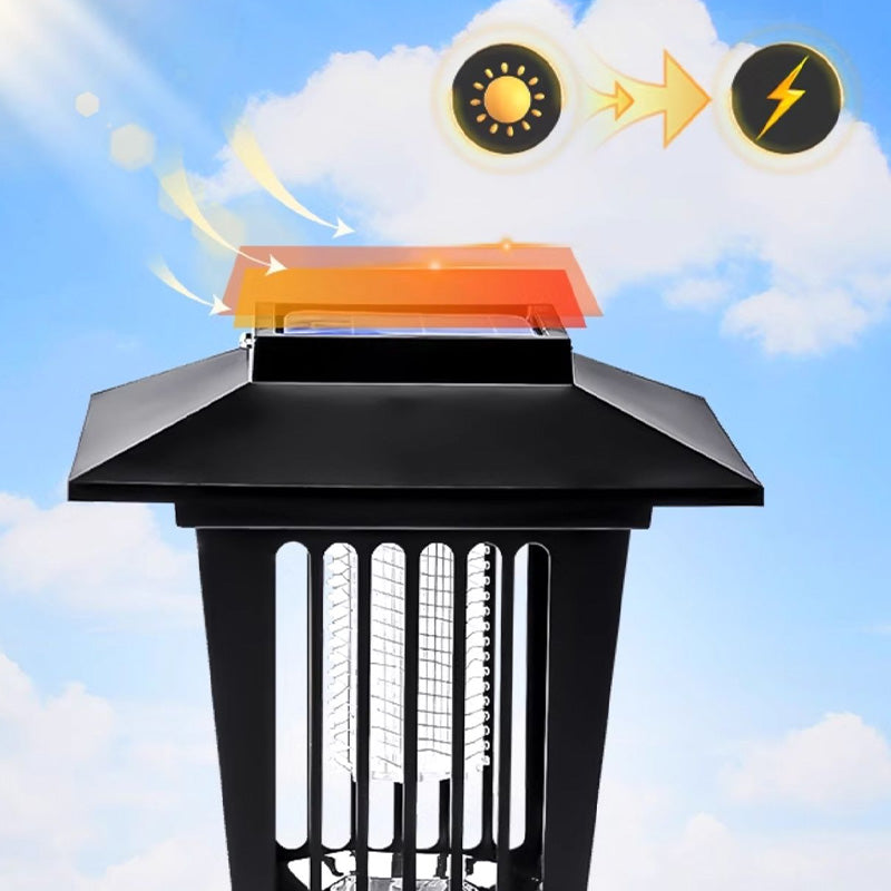 🦟☀️ ¡OFERTA 50% OFF! Matamoscas Solar para Exterior con Doble Luz – Control Inteligente de Mosquitos