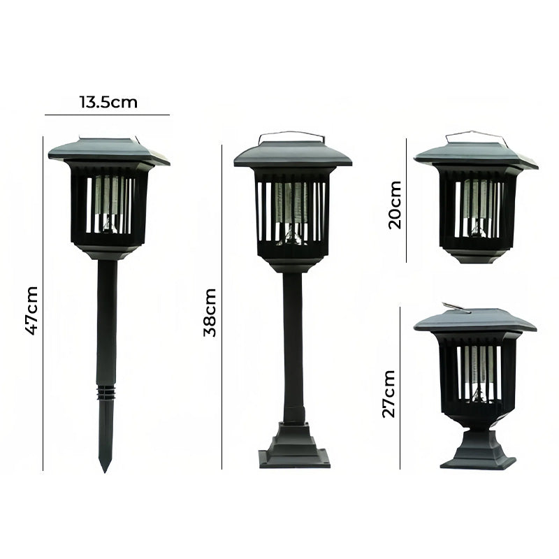 🦟☀️ ¡OFERTA 50% OFF! Matamoscas Solar para Exterior con Doble Luz – Control Inteligente de Mosquitos