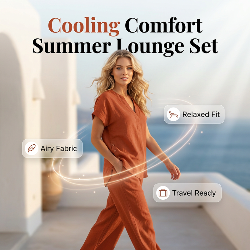 ☀️✨ ¡OFERTA 50% OFF! Conjunto de Verano 2 Piezas – Fresco, Elegante y Cómodo