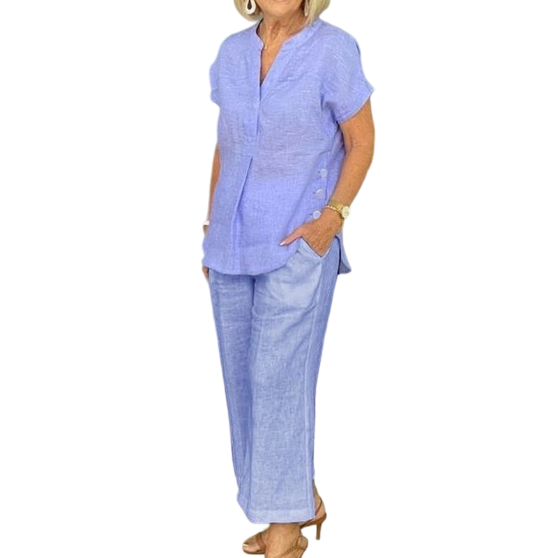 ☀️✨ ¡OFERTA 50% OFF! Conjunto de Verano 2 Piezas – Fresco, Elegante y Cómodo