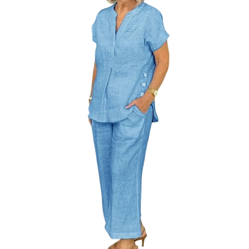 ☀️✨ ¡OFERTA 50% OFF! Conjunto de Verano 2 Piezas – Fresco, Elegante y Cómodo