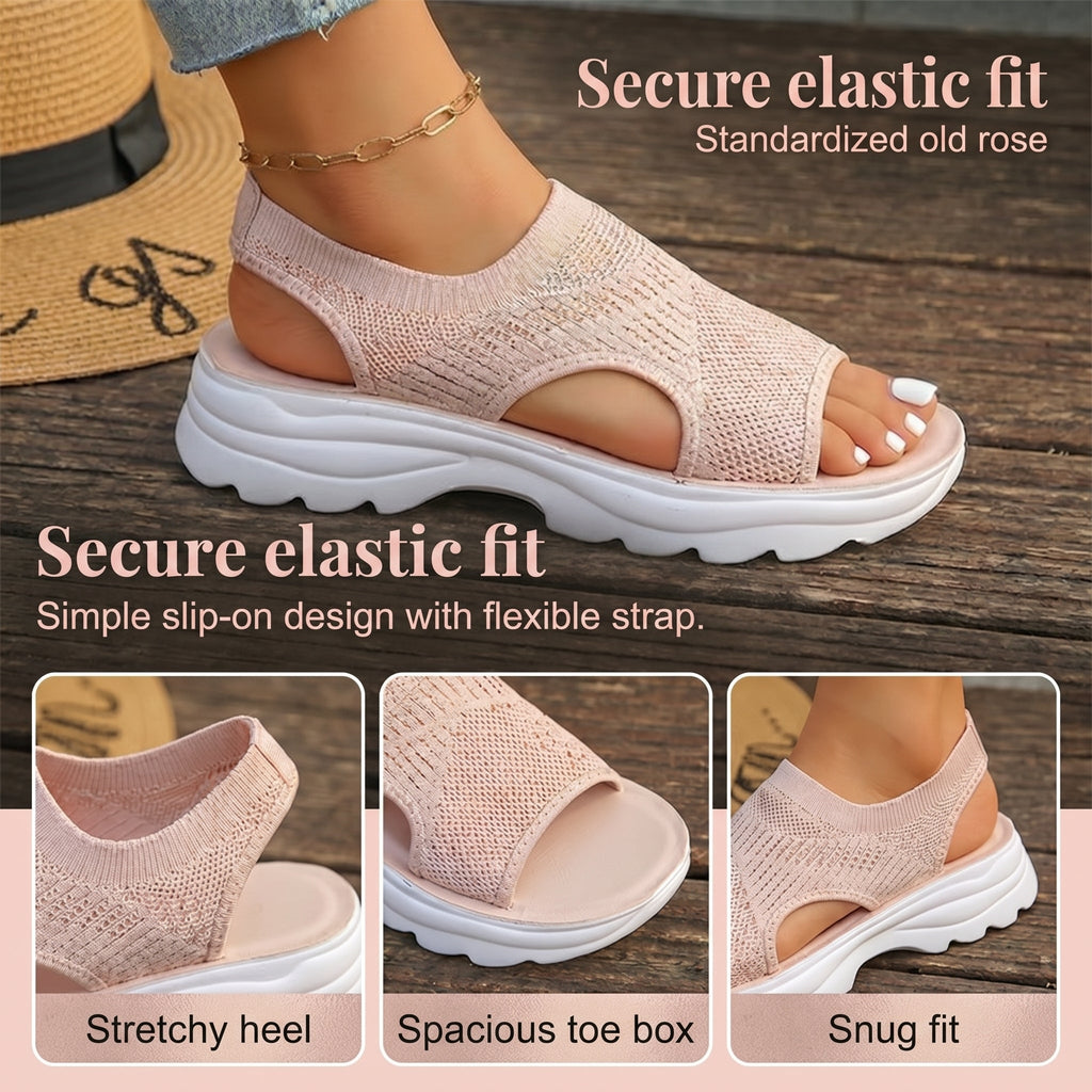 👡☁️ ¡OFERTA RELÁMPAGO 50% OFF! Sandalias de Malla con Plataforma – Comodidad Cloud Soft Todo el Día