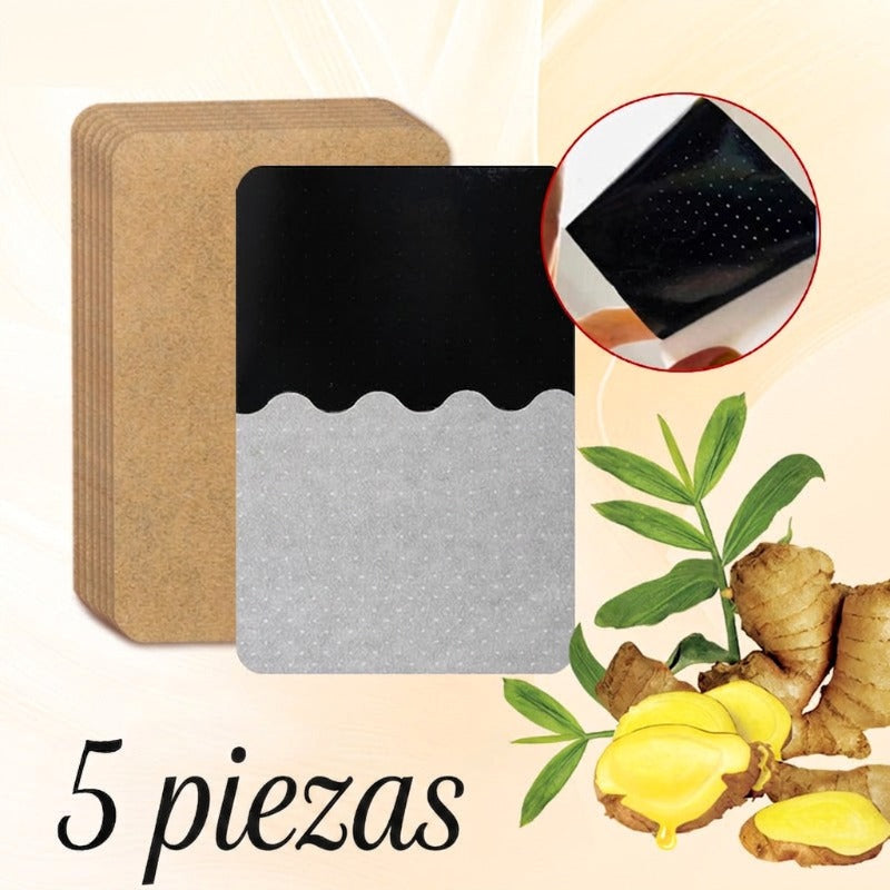 🔥🌿 ¡OFERTA 50% OFF! Parches de Jengibre para Alivio del Dolor – Calor Natural y Relajación