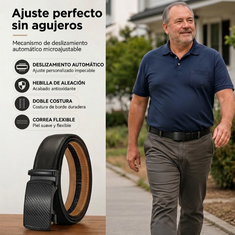 ✨️Oferta por tiempo limitado: 50% de descuento🎁 Cinturón de cuero con hebilla ajustable