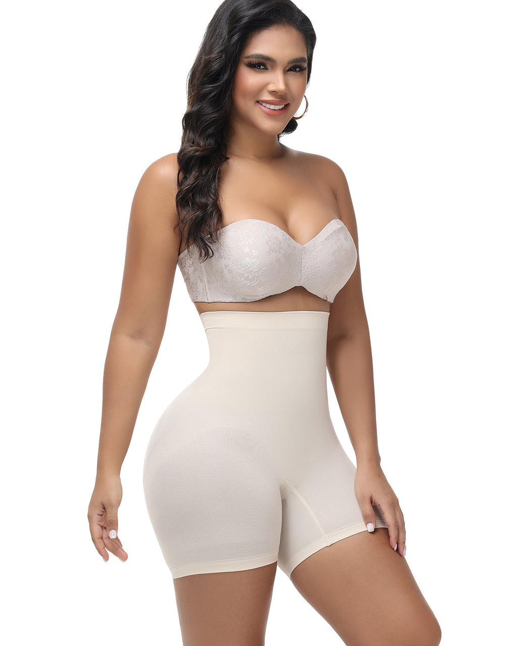 Shapshe® Shorts Moldeadores de Cintura Alta Sin Costuras para Abdomen Plano